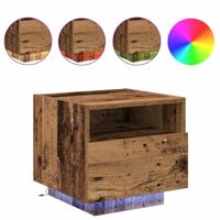 Nachtkastje 2 pcs Oud hout 40 x 39 x 37 cm Bewerkt hout - thumbnail