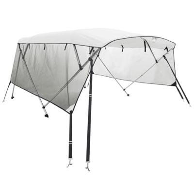 VidaXL Biminitop 3 bogen met mesh zijwanden 183x(185-198)x137 cm