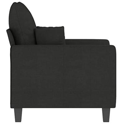 Fauteuil 60 cm stof zwart Fauteuil 60 cm stof zwart