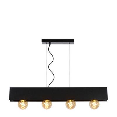 Lucide SURTUS - Hanglamp - 4xE27 - Zwart