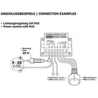 Kemo M195 PWM vermogensregelaar Module 9 V/DC, 12 V/DC, 24 V/DC, 28 V/DC - thumbnail