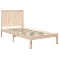 Bedframe zonder matras massief grenenhout 100x200 cm - thumbnail