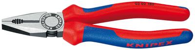 Knipex Kombitang zwart geatramenteerd met meer-componentengrepen 160 mm - 0302160 - thumbnail
