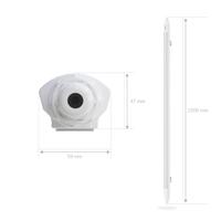 Q-Series LED TL Armatuur 150cm - 48 Watt 5760 Lumen vervangt 192 Watt - 120lm/W - 6500K daglicht wit licht - Gereedschapsloos Koppelbaar - IK08 - IP65 Waterdicht - Tri-proof plafondverlichting - thumbnail