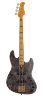 Sire Marcus Miller V10 Swamp Ash 4 Transparant Black Satin - thumbnail