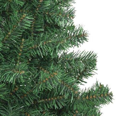 VidaXL Kerstboom met 300 led met standaard groen 210 cm pvc