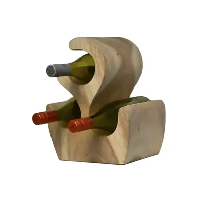 Flessenrek - 25x18x31 - Naturel - Suar