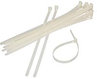 Max Hauri 136686 Kabelbinder 300 mm 7.5 mm Wit Hersluitbaar, Flexibel 20 stuk(s) - thumbnail