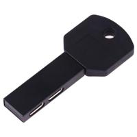 RC16 Dual 8 Pin Female to 8 Pin Male Key Shape Mini Portable Audio & Charge Adapter(Black) - thumbnail