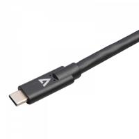 V7 V7USBC10GB-2M USB-kabel USB 3.2 Gen 2 (3.1 Gen 2) USB C Zwart - thumbnail