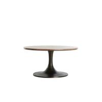 Light & Living Ronde Salontafel 'Dolin' Travertin, 75cm - thumbnail