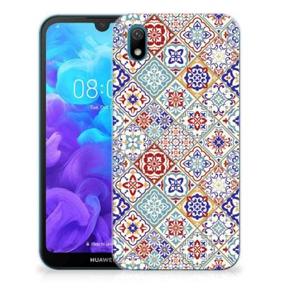 Huawei Y5 (2019) | TPU | Siliconen hoesje | Tiles Color Huawei Y5 (2019) | TPU | Siliconen hoesje | Tiles Color