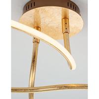 Lyora PlafondlampFungo krul goud - 9357086 - thumbnail