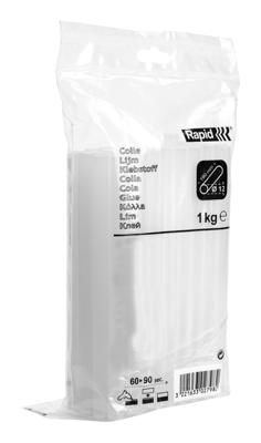 Rapid Lijmpatronen PRO-B, Wit Ø12mm 1kg Rapid Lijmpatronen PRO-B, Wit Ø12mm 1kg