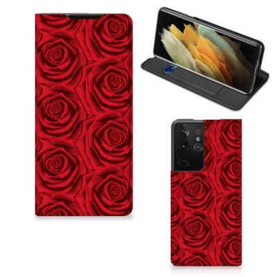 Samsung Galaxy S21 Ultra Smart Cover Red Roses Samsung Galaxy S21 Ultra Smart Cover Red Roses