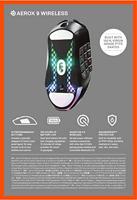 Steelseries Aerox 9 Draadloze MMO Muis - thumbnail