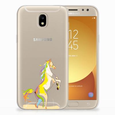 Samsung Galaxy J5 2017 Telefoonhoesje met Naam Horse Color Samsung Galaxy J5 2017 Telefoonhoesje met Naam Horse Color