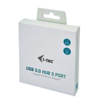 i-tec i-Tec USB 3.0 Metal 3-Port - Hub - 3 x SuperSpeed USB 3.0 + 1 x 10/100/1000 Netwerkadapter 10 / 100 / 1000 MBit/s USB-A 3.2 Gen 1 - thumbnail