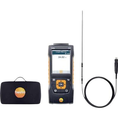 testo 0563 4412 Testo 440 Delta P Set 2 Windmeter Druk, Luchtdruk, Temperatuur 0 - 2 hPa testo 0563 4412 Testo 440 Delta P Set 2 Windmeter Druk, Luchtdruk, Temperatuur 0 - 2 hPa