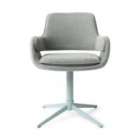 Jesper Home Eetkamerstoel 'Oketo' Draaibaar, kleur Green Midori - thumbnail