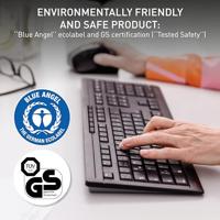 2,4 GHz draadloos toetsenbord - CHERRY STREAM KEYBOARD WIRELESS - Zwart - thumbnail