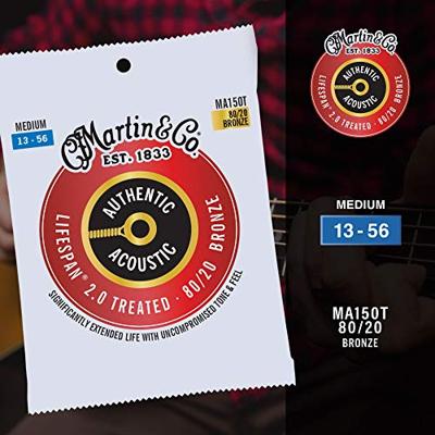 Martin Strings MA150T Authentic Lifespan 2.0 80/20 Bronze