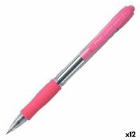 Pen Pilot Supergrip Roze 0,4 mm (12 Stuks) - thumbnail