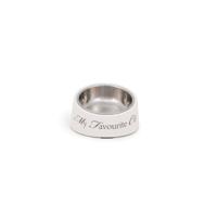 Designed by Lotte - Kattenvoerbak - Wit - Diam. 14 cm - thumbnail