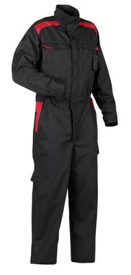 Blåkläder Overall Industrie 60541800 | Zwart/Rood | Maat 52 - 7330509360538