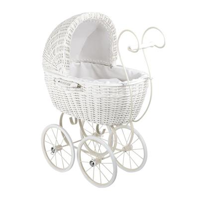 Vintage Rieten Poppenwagen Cécile