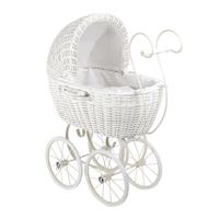 Vintage Rieten Poppenwagen Cécile - thumbnail