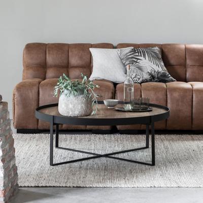 DTP Home Salontafel 'Pluto' Teakhout, 100cm, kleur Naturel DTP Home Salontafel 'Pluto' Teakhout, 100cm, kleur Naturel