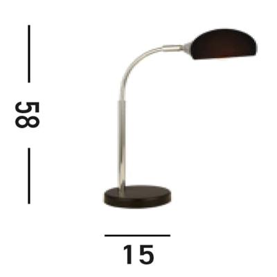 Searchlight Design tafellampAstro zwart - EU3086-1BK
