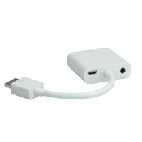 ROLINE HDMI-VGA-adapterkabel, HDMI M/VGA F - thumbnail