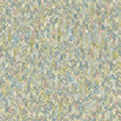 Dutch Wallcoverings Amazonia - Saram Texture Coral/Blue - Multicolor