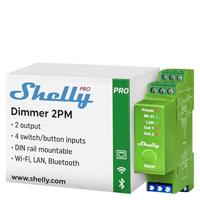 Shelly Shelly Pro Dimmer 2PM DIN-railrelais Bluetooth, WiFi - thumbnail
