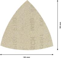 Bosch Accessoires Expert M480 schuurnet voor deltaschuurmachines 93 mm, K150 - 1 stuk(s) - 2608900719 - thumbnail