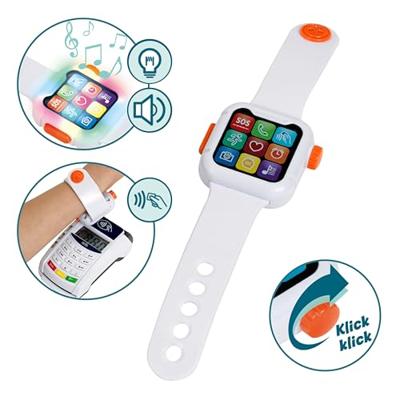 Theo klein 7276 POS terminal en Smart Smart Watch interactief speelgoed met licht, geluid en contactloze betaalfunctie speelgoed voor kinderen vanaf 3 jaar