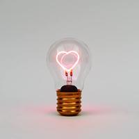 Oplaadbare LED filament lamp - Hart - thumbnail