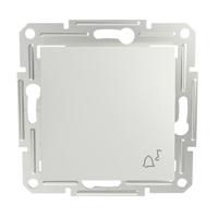 Schneider Electric EPH0870121D Knop met belsymbool Asfora Wit (RAL 9003) 1 stuk(s) - thumbnail