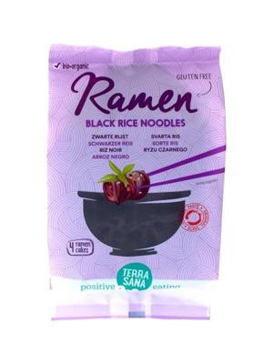 TerraSana Ramen zwarte rijst bio 280 Gram TerraSana Ramen zwarte rijst bio 280 Gram