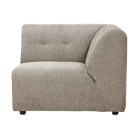 HKliving Vint bank right Sneak Beige - thumbnail