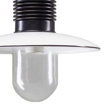 KS Verlichting Veranda hanglampAmpere zwart met retro wit - 1187