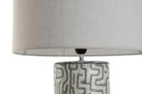 Bureaulamp Home ESPRIT Linnen Keramisch 42 X 42 X 73 cm - thumbnail