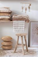 J-Line Krukje 'Jeanny' kleur Naturel, Ø40cm - thumbnail