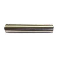 Stalen meubelpoot rvs look rond 22 bij 4 cm en hoogte 4 cm - thumbnail