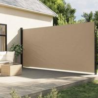 VidaXL Windscherm uittrekbaar 200x600 cm beige - thumbnail