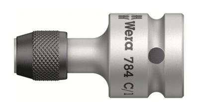 Wera 784 C 1/2" Adapter met snelwisselfunctie, 1/4 duim x 50 mm - 1 stuk(s) - 05042760001