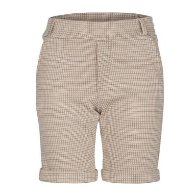 Short Thijs check sand