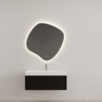 Badkamermeubel Gliss Design Timotheus 100 cm Black Veneer (Keuze Wastafel) - thumbnail